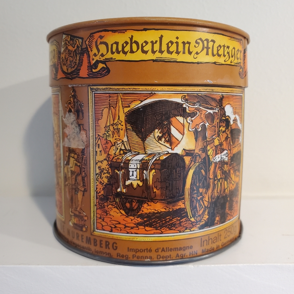 Vintage German Haeberlein Metzger almond & spiced cake tin - Picture 3 of 10